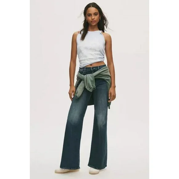 💕MOTHER💕 The Hustler Roller Sneak Jeans ~ Easy Does It 30 NWOT